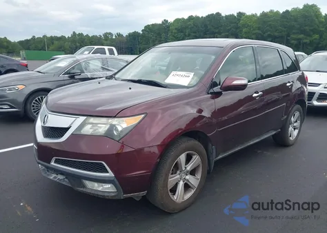 2011 Acura Mdx Technology Package from USA, damaged, VIN 2HNYD2H63BH534355